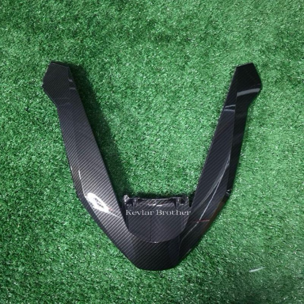 คิ้วไฟหน้า PCX 2025 ลายเคฟล่า 5D