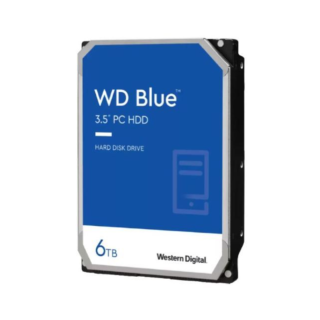 HDD WD 6TB BLUE 5400RPM Model : WD60EZAX-3YEAR #WDBLUE 6 TB