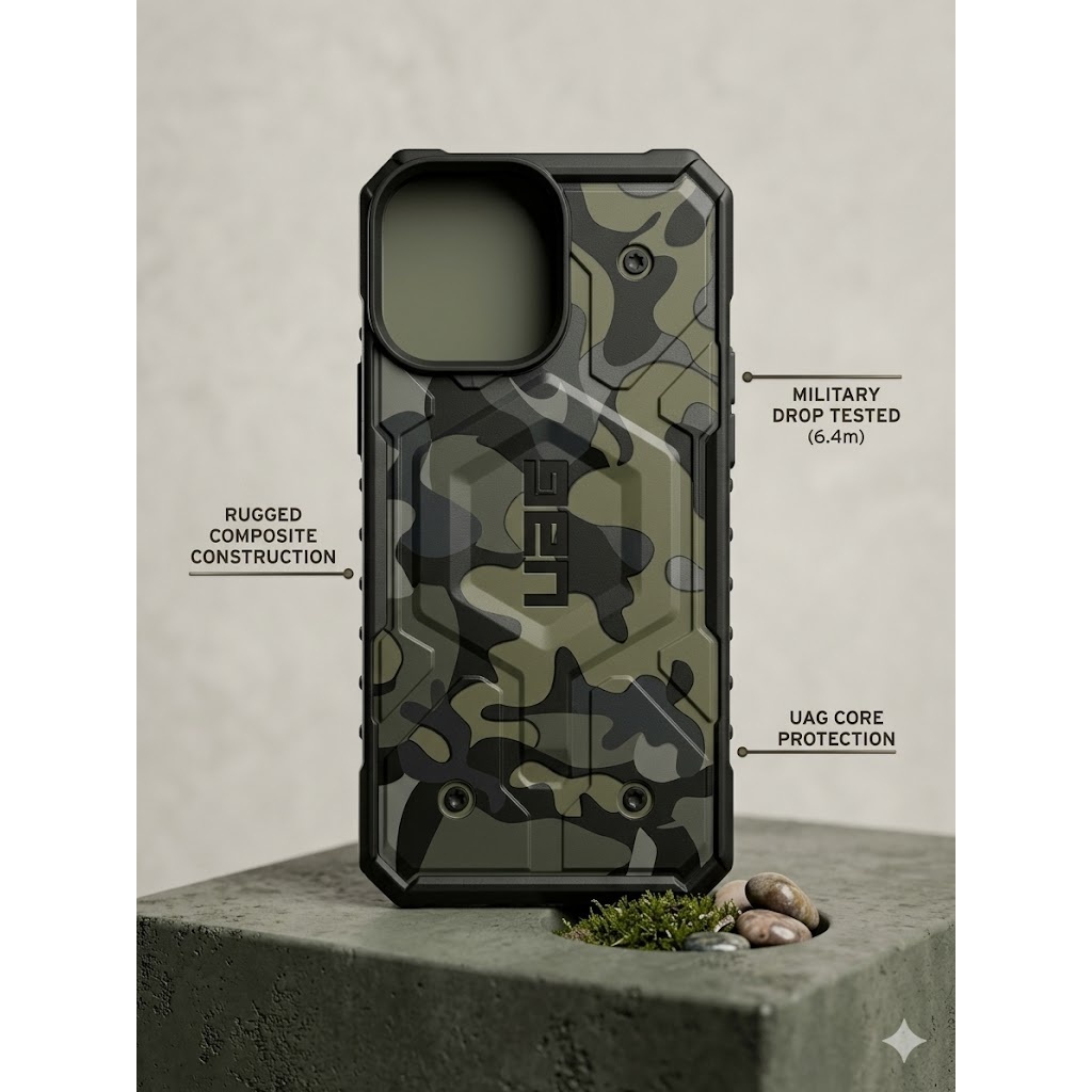 CASE camouflage UAG FOR IPHONE 12 13 14 RPO MAX PLUS A016