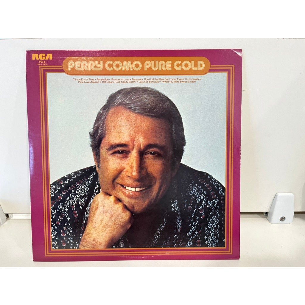 1LP Vinyl Records แผ่นเสียงไวนิล  PERRY COMO PURE GOLD GP-6  (E16B74)