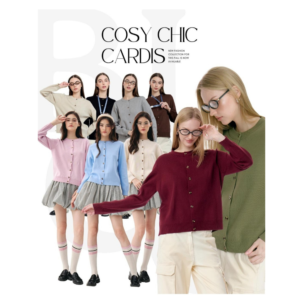 BCLS08 Cosy Chic Cardis - คาร์ดิแกน ดูอบอุ่น