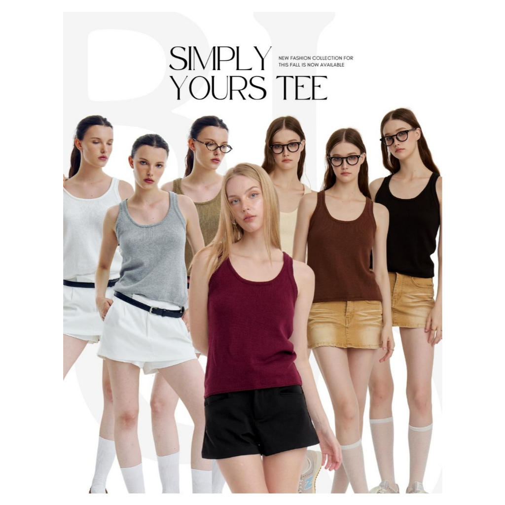 BCTT09 Simply Yours Tee - เนื้อผ้าไหมพรมร่อง