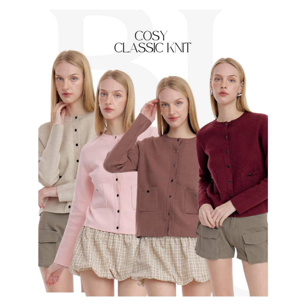BCLS47 Cosy Classic Knit - ผ้า Knit เสื้อแขนยาว