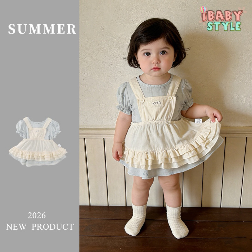 Ibaby Style ชุดเด็กผู้หญิงน่ารัก พร้อมส่งในไทย🇹🇭