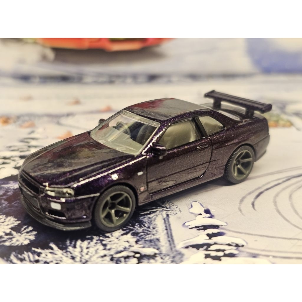 โมเดล รถของเล่น Majorette Nissan GTR R34 นอกแพ็ค