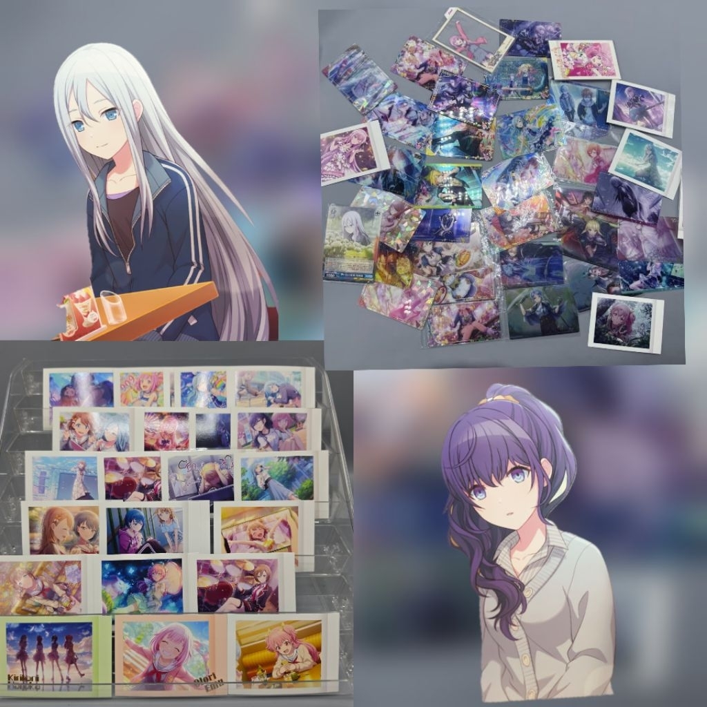 (lot4 /แท้✅️) ของสะสม อนิเมะ การ์ด Project sekai colorful stage Wafer card mafuyu hatsune miku vocal