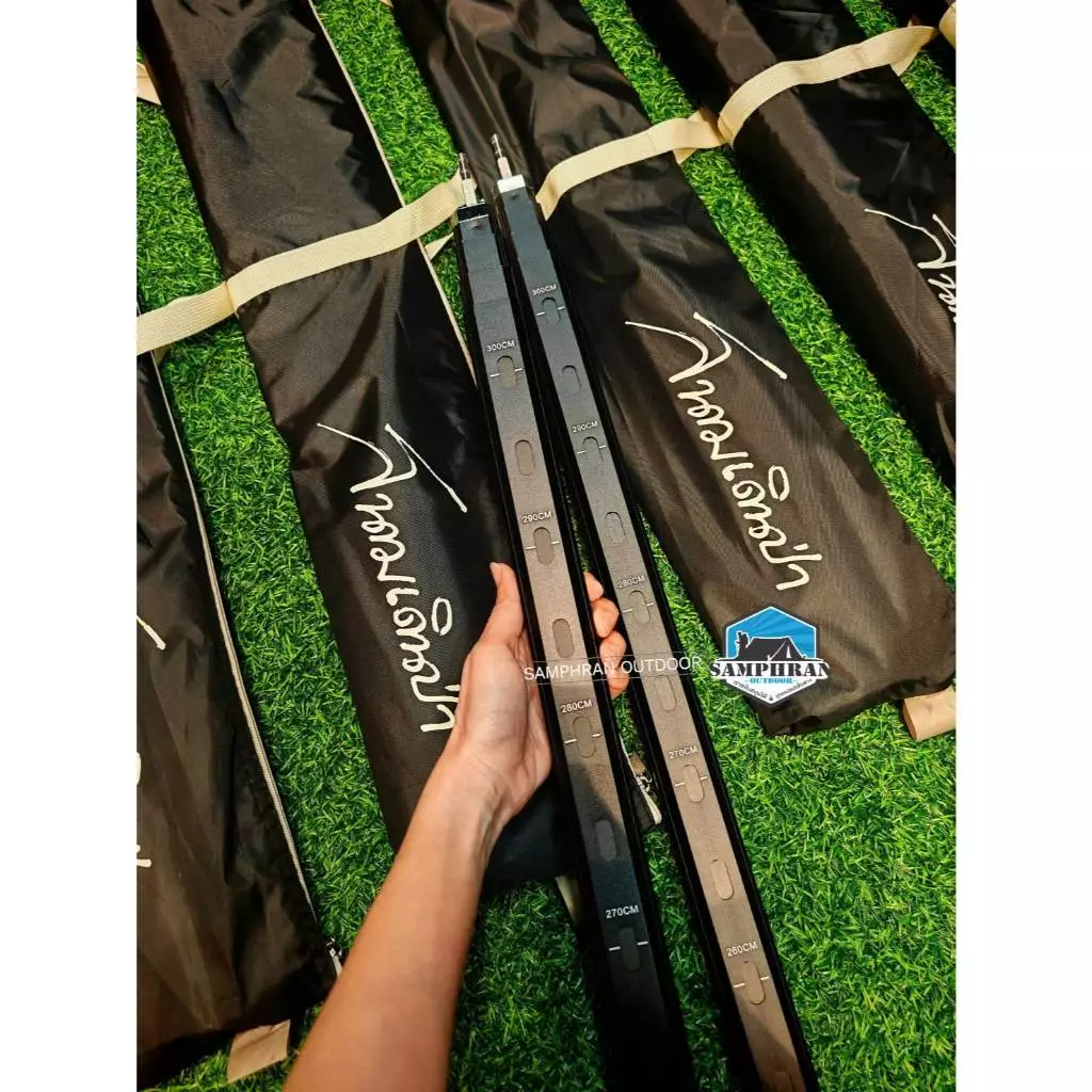 เสาทาร์ปสนามเดินป่า TARP POLE ปรับระดับ 2.6 ถึง 3 เมตร 1 ชุดมี 2 ต้น thumbnail 5
