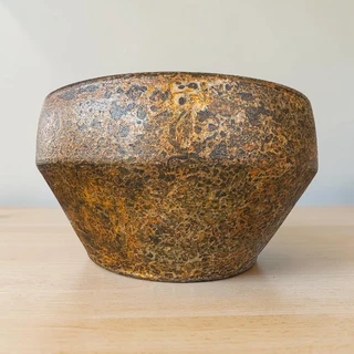 Flowerpotกระถางดินเผาทรงก้นเหลี่ยม วินเทจสไตล์ เก่า ๆ ขนาด 29 x 15 cm