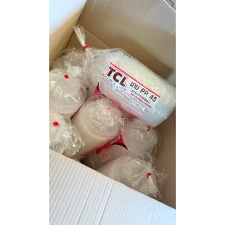 (1แพ็ค) ชามกลมพลาสติก PP45 50ใบ/แพ็ค ตราTCL