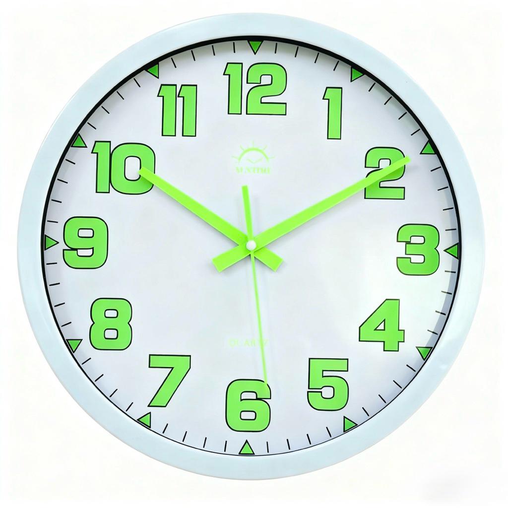 TW1311 นาฬิกาขนาด13นิ้ว หน้าปัดเรื่องแสง นาฬิกาSUNTIME ขนาด13นิ้ว เรืองแสงเข็ม ตัวเลข