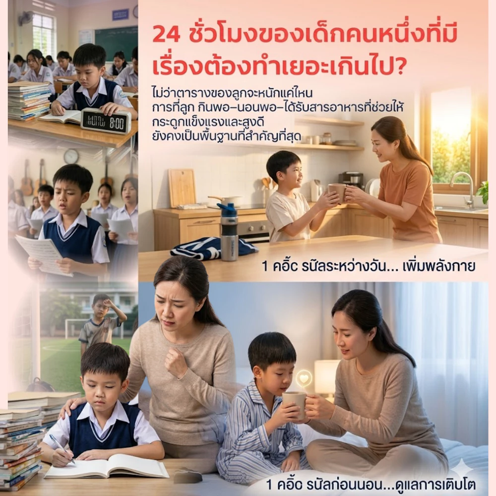 UniGrow Optipro อาหารเสริมแคลเซียม โบนเปป โปรตีน thumbnail 8
