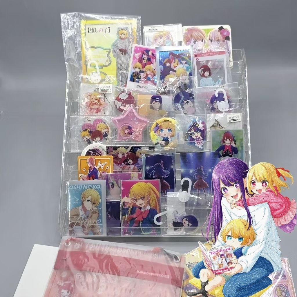 (พร้อมส่ง/แท้✅️) ของสะสม อนิเมะ เกิดใหม่เป็นลูกโอชิ oshi no ko อาคาเนะ คานะ ไอ อากาเนะ kana ruby aqua akane ai รูบี้