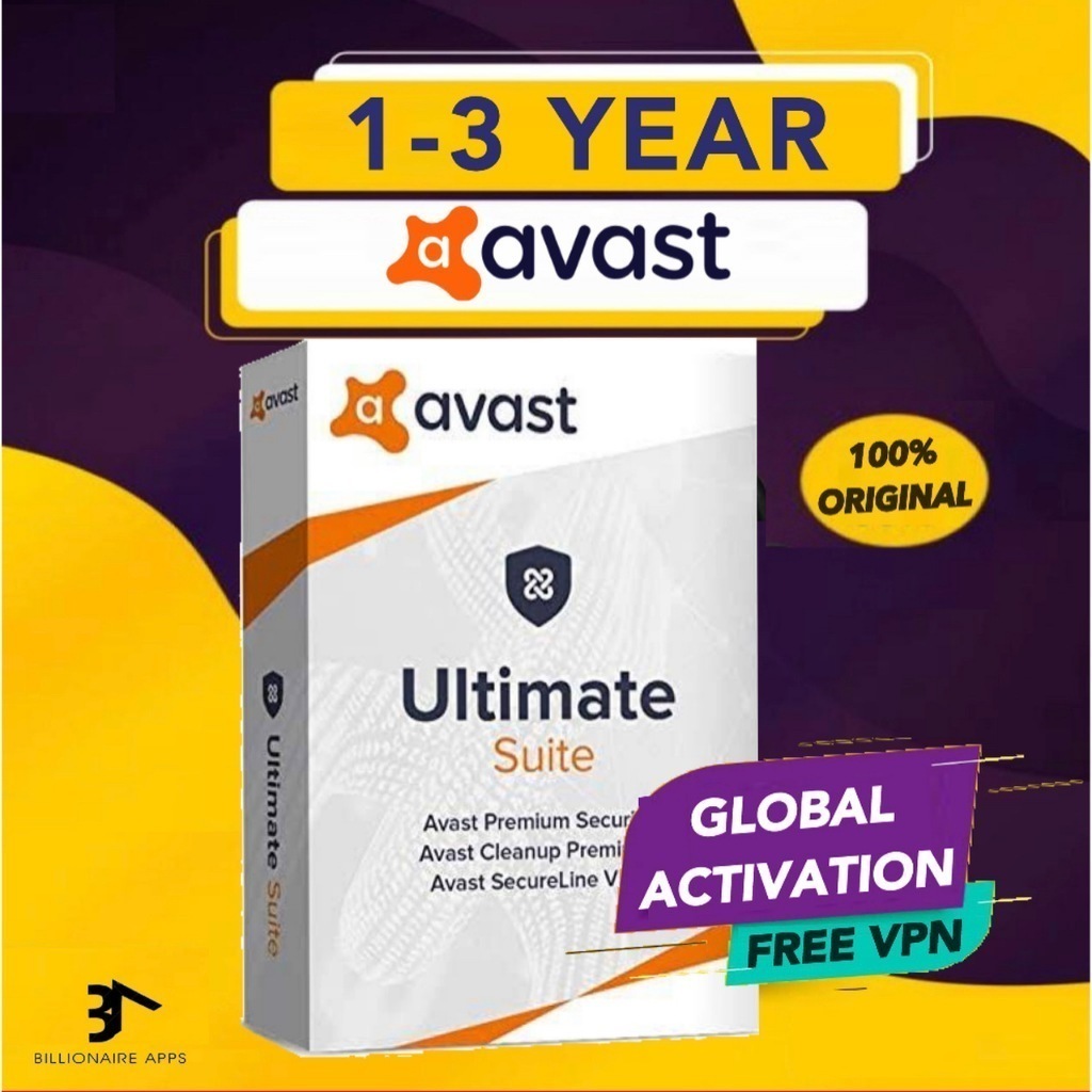 Avast Premium Security Ultimate Suite 1 - 5 Device 1 - 3 Year | LATEST VERSION ORIGINAL ANTIVIRUS LICENSE