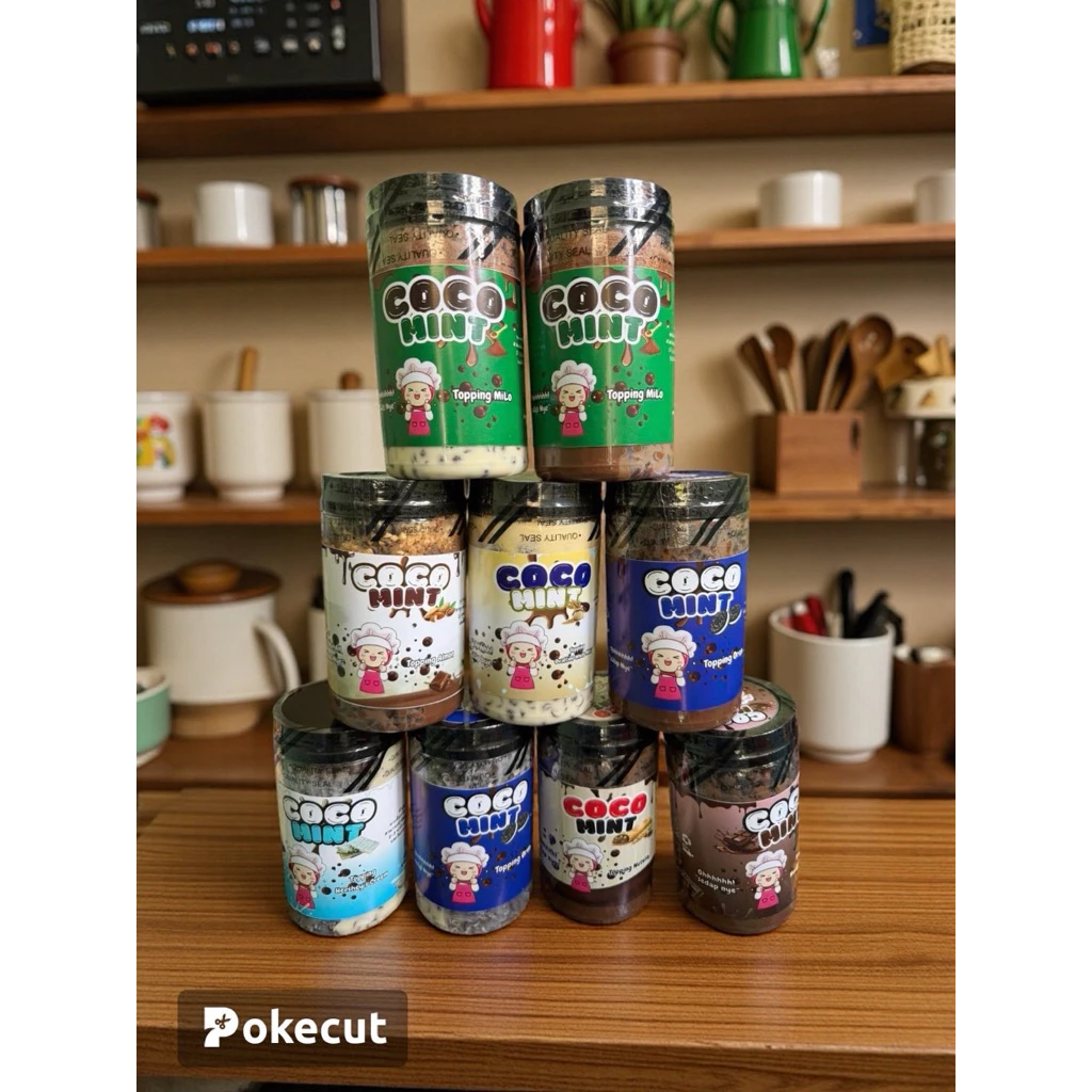 โกโก้ครั้นเคลือบช๊อคโกแลตเข้มข้น ปริมาณ 270 กรัม กรอบ อร่อย หวานน้อย แถมช้อน 1 อัน