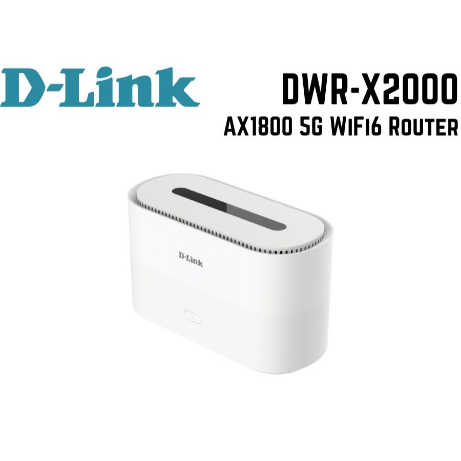 D-LINK (DWR-X2000) Wireless AX1800 Dual Band WiFi 6 - 5G Router