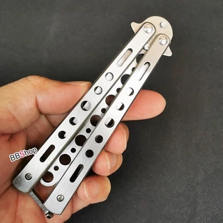 balisong บาลิซอง ฝึกซ้อม ควง ซ้อม แบบผีเสื้อ ไม่คม ดำ เงิน รุ้ง แดง เขียว ทอง ฟ้า BF11 BF12 BF35 BF109 BF110 BF111 BF112
