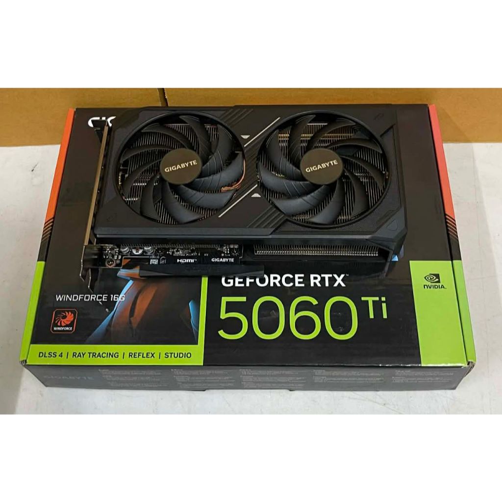 GIGABYTE RTX 5060TI 16GB WINDFORCE ประกัน 09/2028 (มือสอง)