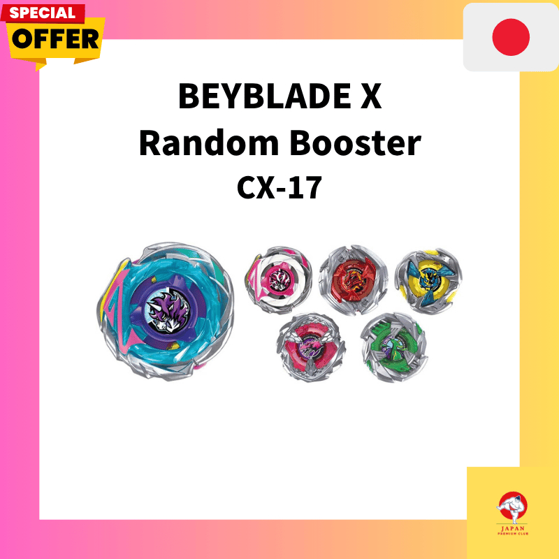 BEYBLADE X CX-17 Random Booster/Pre-order/No Bankee/Japan code/Shipmment on the 27 April