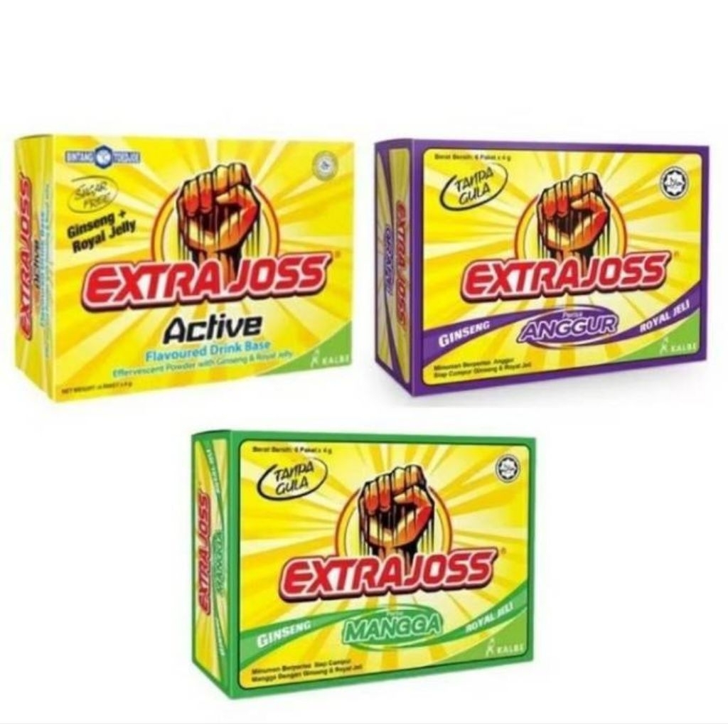 ผง น้ำ Extra joss 1กล่อง (6ซอง) เครื่องดื่ม
