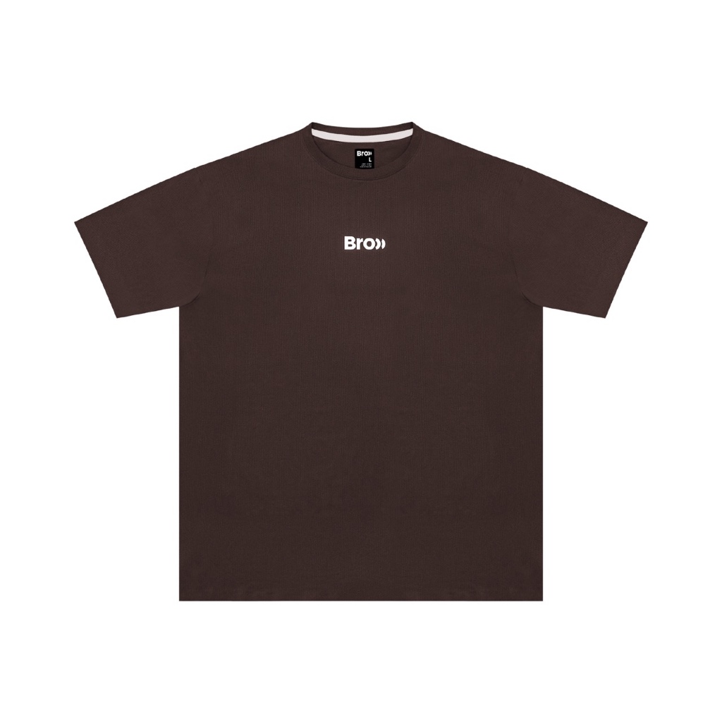 BROOO "OUT OF OFFICE" RUNNING SHIRT BROWN