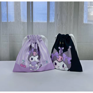 Moshi Moshi กระเป๋าหูรูด ถุงหูรูด ลาย Kuromi ลิขสิทธิ์แท้