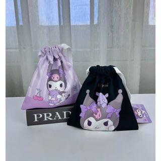 Moshi Moshi กระเป๋าหูรูด ถุงหูรูด ลาย Kuromi ลิขสิทธิ์แท้