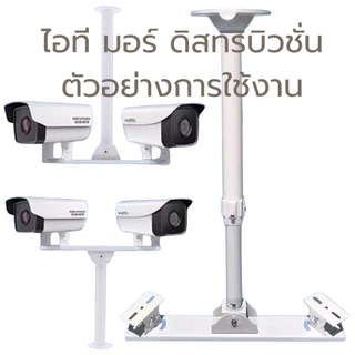 (ส่งด่วน)ขายึดกล้องวงจรปิด ปากเป็ดเสริม ฐานเสริม ขาจับ ขาตั้งกล้องวงจรปิด อะลูมิเนี่ยม ยาว 8 x 4.5 x4.5 CM รุ่น ITMD1