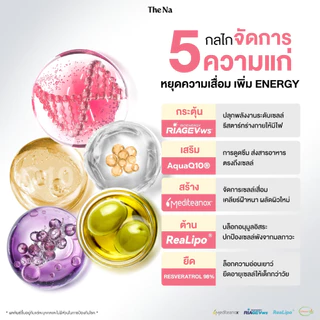 The Na Nicoru 1 กล่อง 20 เม็ด NAD+ NMN ผลัดผิวใส ต้านอนุมูลอิสระ ชะลอวัย บำรุงสมอง หลับลึก สดชื่น