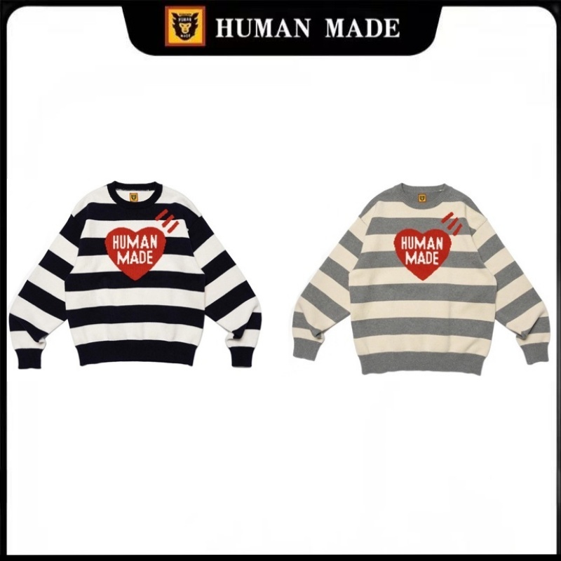 『 Human Made 』🇯🇵 พร้อมส่ง/ เสื้อโค้ท human made เสื้อกันหนาว สัญลักษณ์แห่งความรัก ยูนิเซ็กซ์