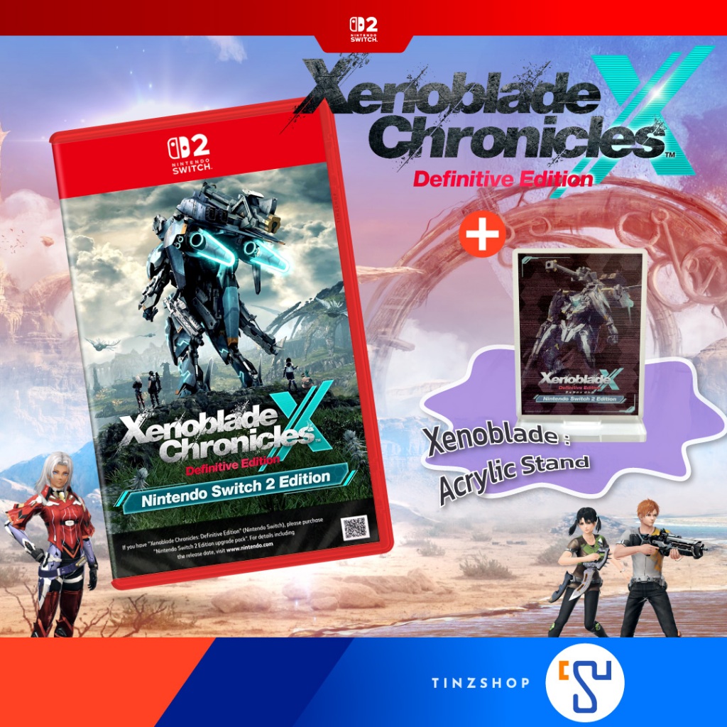 [พร้อมส่ง] [Switch2] Nintendo Switch 2 Game : Xenoblade Chronicles X Definitive Edition / Zone Asia (ตลับเกม)