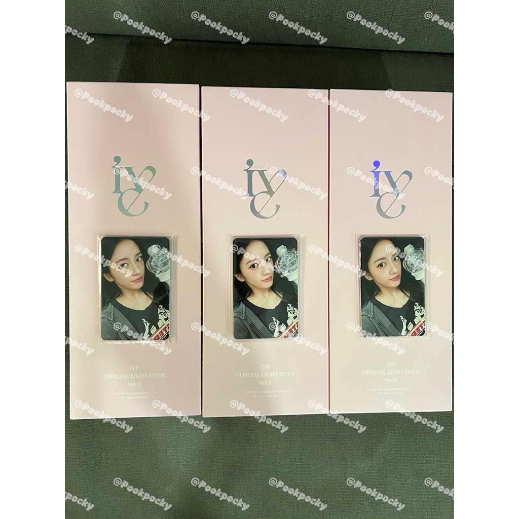 [พร้อมส่ง] แท่งไฟ IVE Ver.2+การ์ดเซต