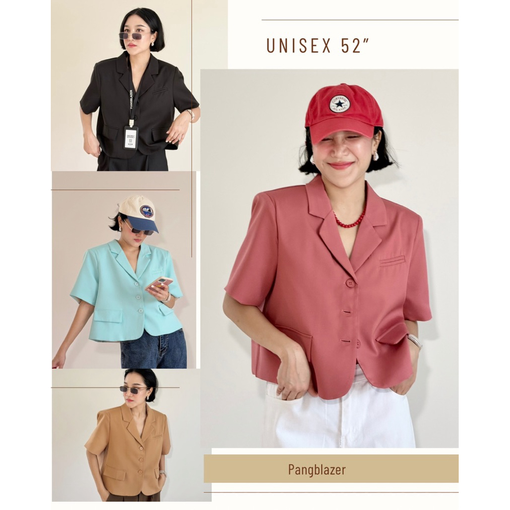 Tulips P14 (แขนสั้น ครอปตัวไม่สั้น)ทรงใส่ง่าย