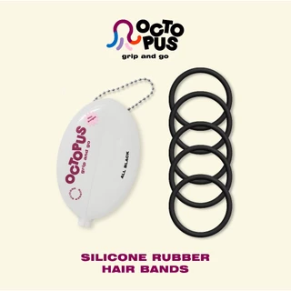[ BLACK ] OCTOPUS HAIRBAND ยางมัดผม ผลิตจากซิลิโคนคุณภาพดี มัดแน่น อยู่ทรง ไม่หลุดง่าย ใช้ได้นาน พร้อมกล่องพกพา ยางรัดผม