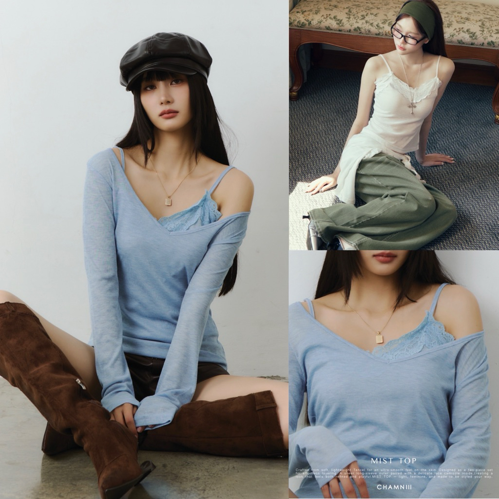 เสื้อ CHAMNIII รุ่น MIST TOP