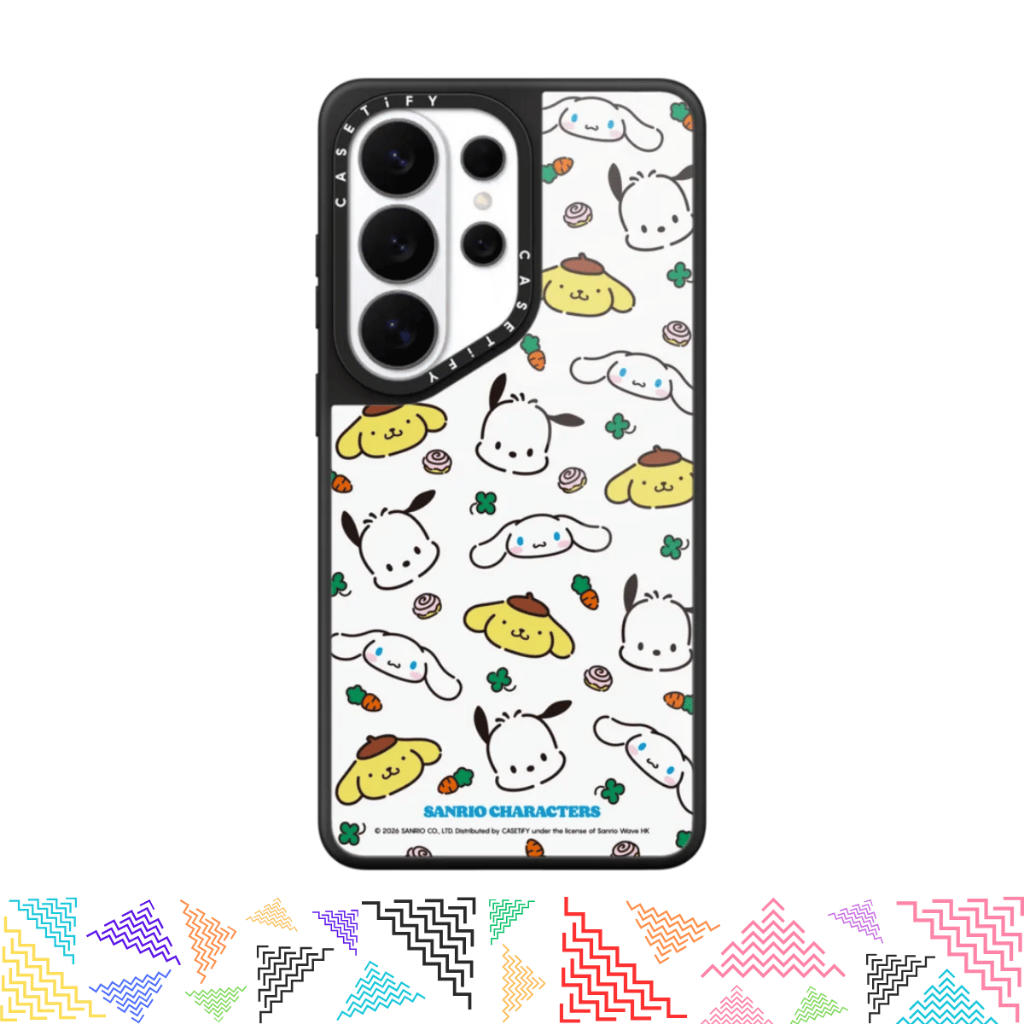 CASETiFY | Sanrio Puppy Pals' Favorites Pattern Case [Sanrio Puppy Pals] For iPhone Samsung แท้