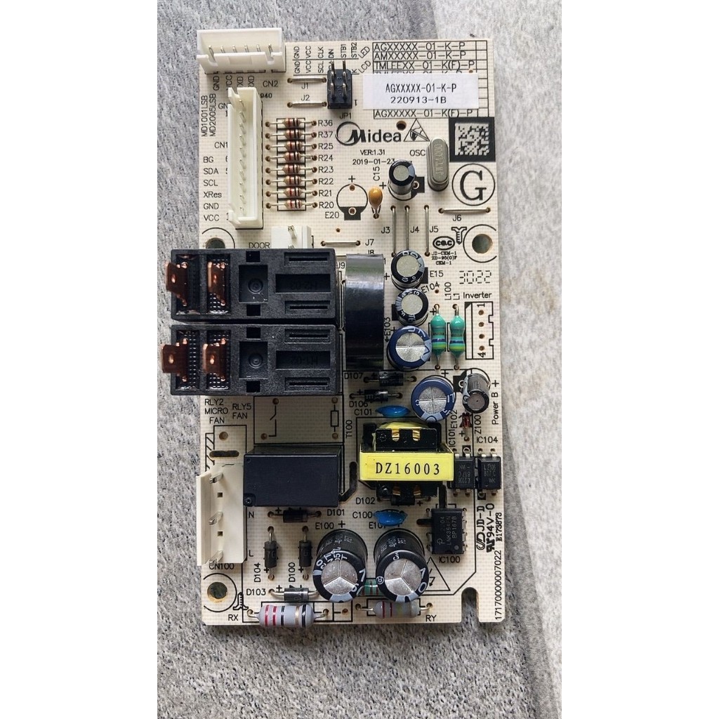 อะไหล่เเท้ศูนย์/F17170000022434/PCB Board /บอร์ดไมโครเวฟ/TOSHIBA/ใช้กับรุ่น MW2-AG24PC(BK)เเละอื่นๆท