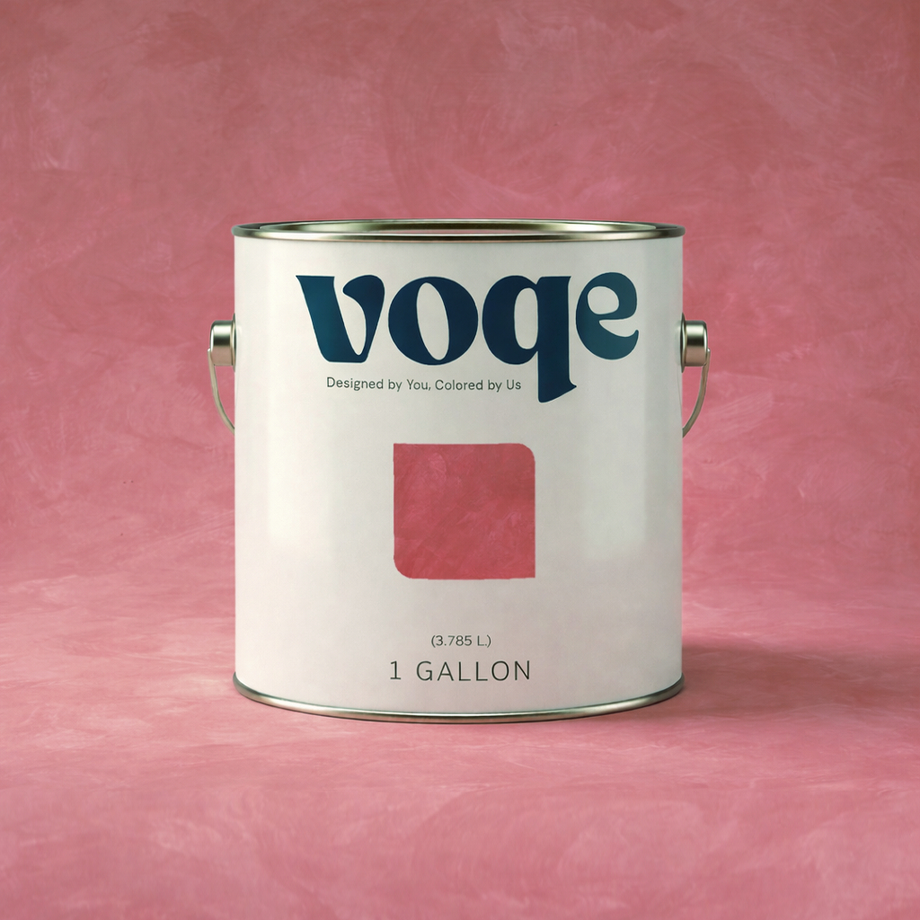 Voqe Mineral Finish เฉดสี กุหลาบชมพู สีตกแต่งธรรมชาติ สร้างมิติ ผิวสัมผัสแบบด้าน (Matte Finish)