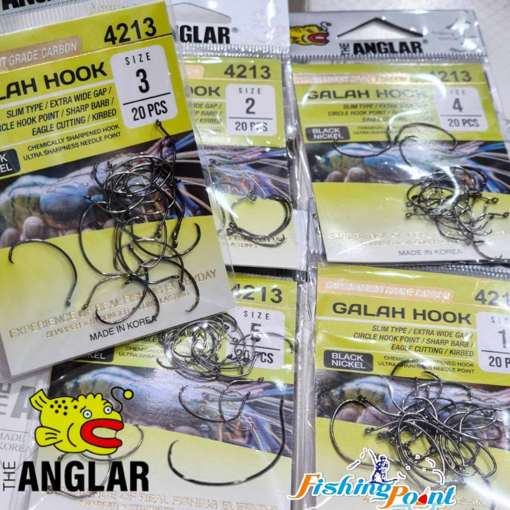 เบ็ดตกกุ้ง THE ANGLAR 4213 (20 ชิ้น/ซอง)