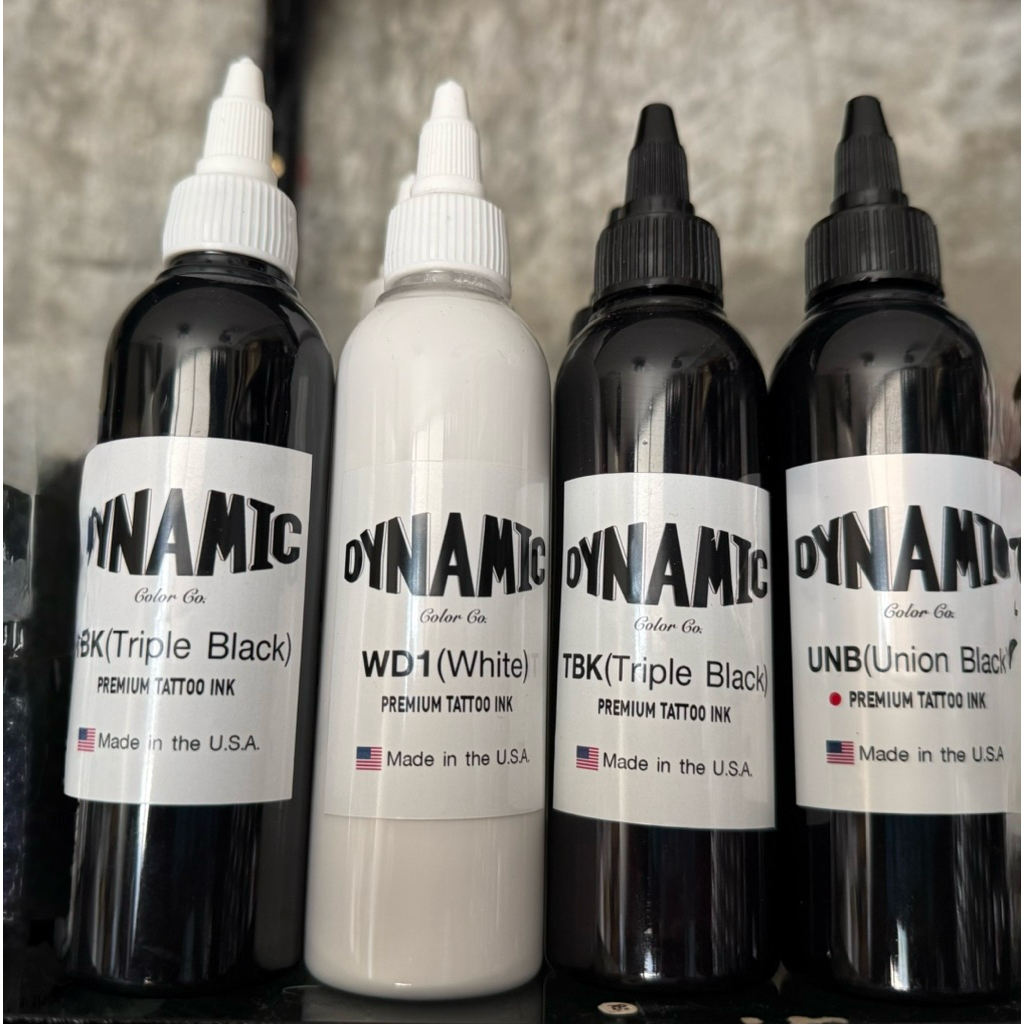 สีสักลายแท้Dynamic ขนาด4ออน120ml.