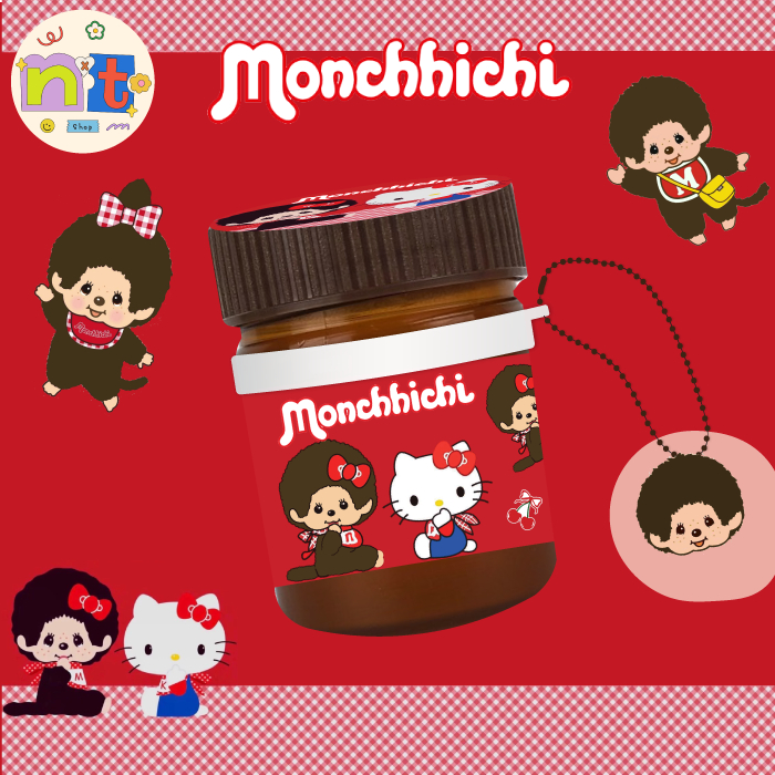 กระปุกยาดม monchichi&chimutan พร้อมจี้ห้อย ขนาด25กรัม by nt_studio