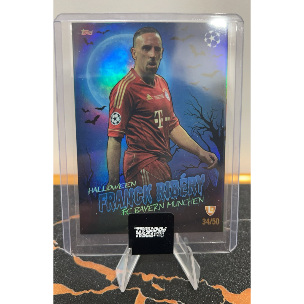 การ์ดสะสมนักฟุคบอลดัง Frank Ribery /50