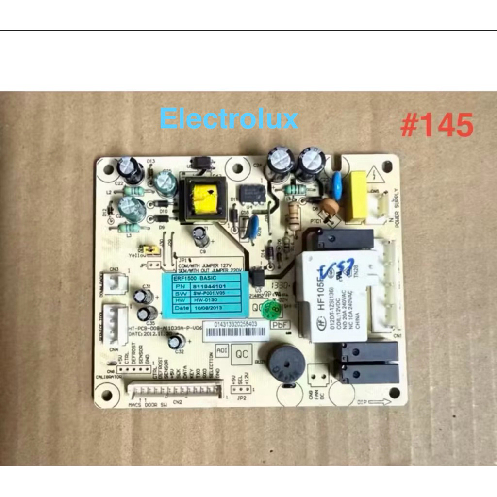 บอร์ดตู้เย็น ELECTROLUX  ป้ายสีฟ้า ERF1500 BASIC  Part No. 811944101 (เเท้ มือ2)