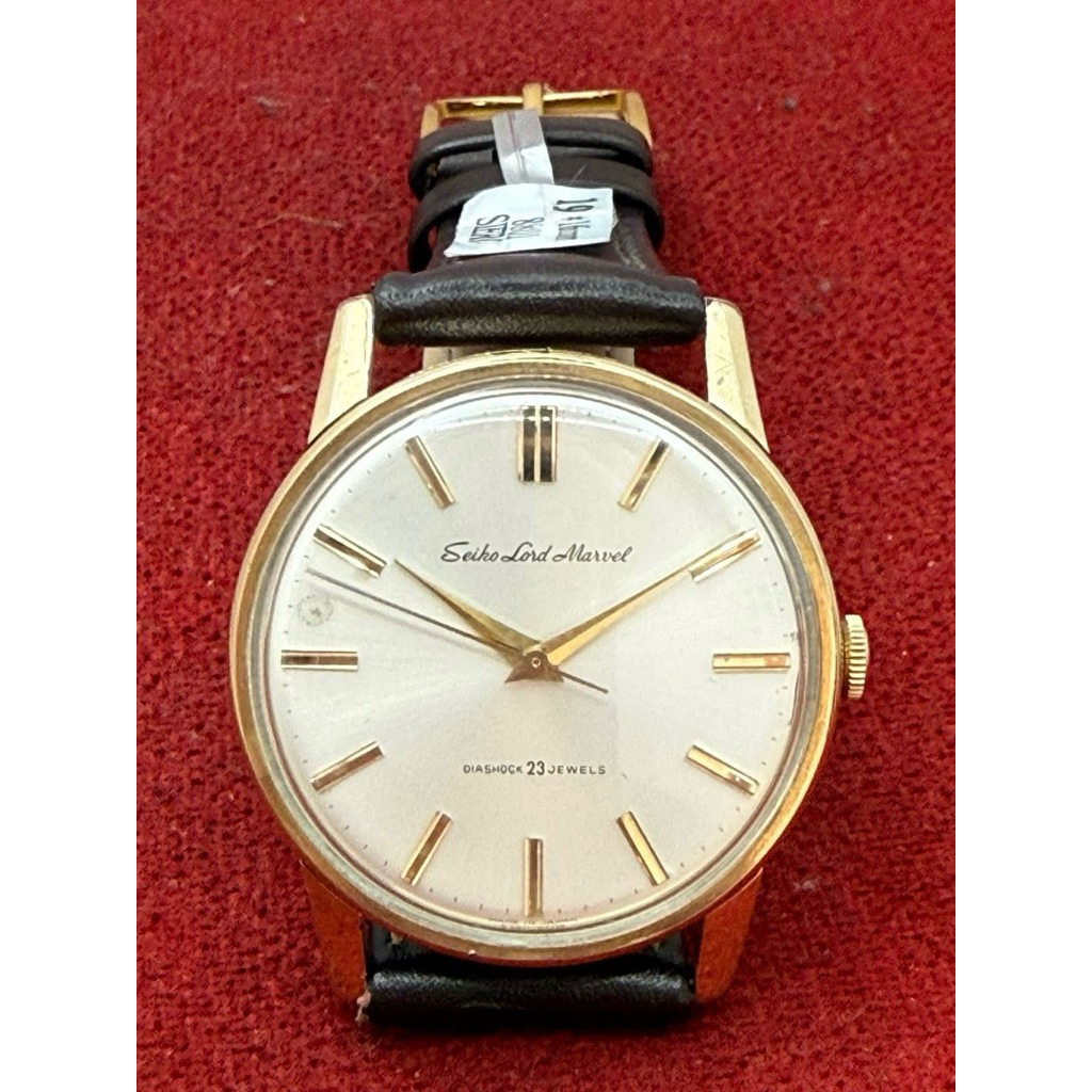 Seiko lord Marvel 23 Jewels  ตัวเรือน 14 K Gold Filled นาฬิกาไขลาน นาฬิกาผู้ชาย มือสองของแท้