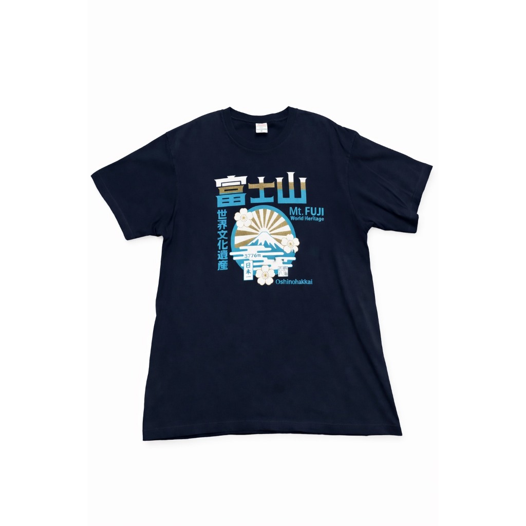 @@ซักรีดแล้ว พร้อมใส่@@ เสื้อยืด Mt. Fuji & Oshino Hakkai – ของแท้จากญี่ปุ่น ลายมรดกโลกสุดคลาสสิก
