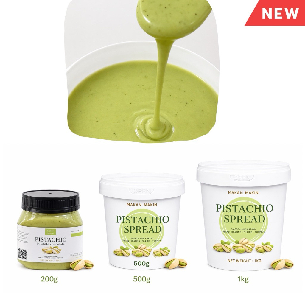 (มาใหม่) Nutty Pistachio spread / Pistachio filling ไส้ช็อคโกแลตดูไบ