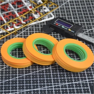 เทปบังพ่นสี Washi Masking Tape เกรดพรีเมียม (ขนาด 1mm / 2mm / 3mm)