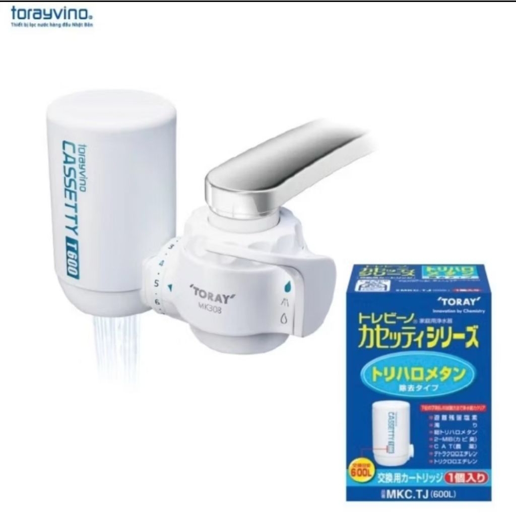 Toray Vino ไส้กรองสำหรับเครื่องกรองน้ำรุ่น MK308Tแท้ญี่ป่น