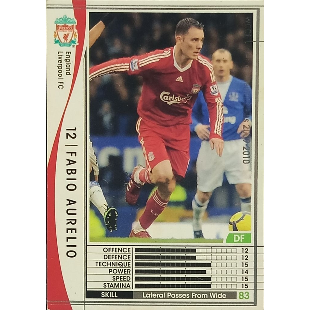 Card wccf football Fabio Aurelio 
Liverpool fc football

