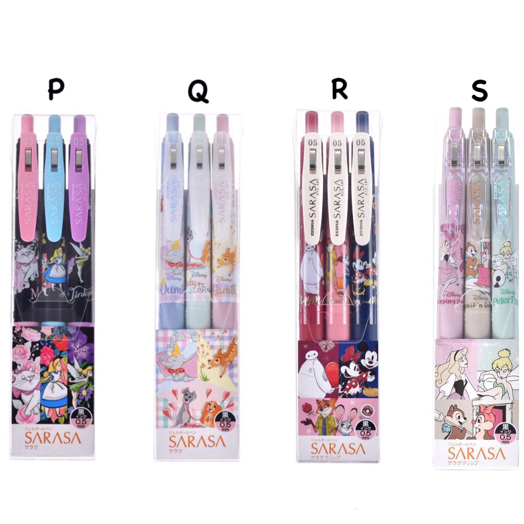 เซตปากกา Sarasa Clip Disney หลายแบบค่ะ