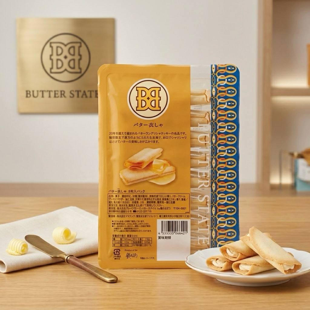 BUTTER STATE’s คุกกี้บางกรอบครีมเนย